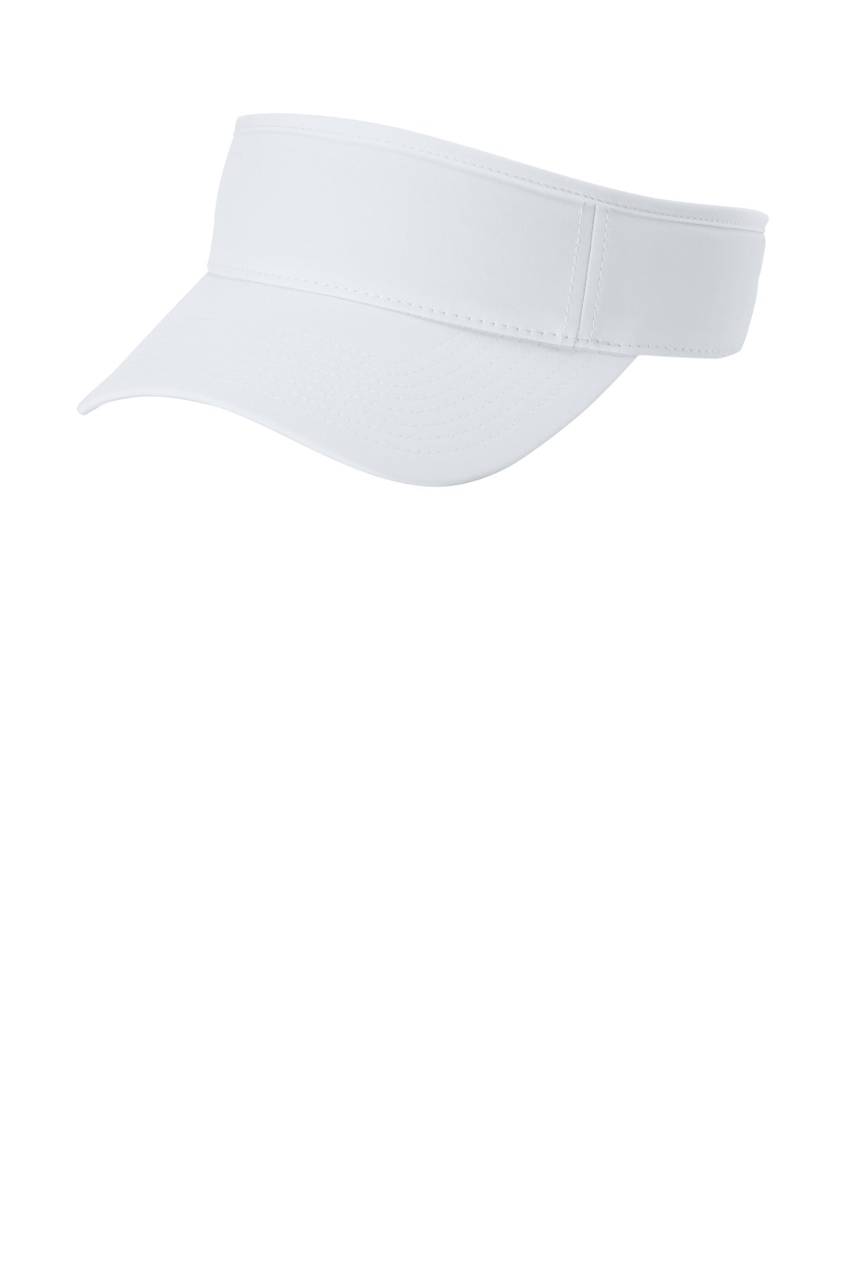 Custom White Poly Visor C983, personalized by SanCanDo Swag in Argyle, TX