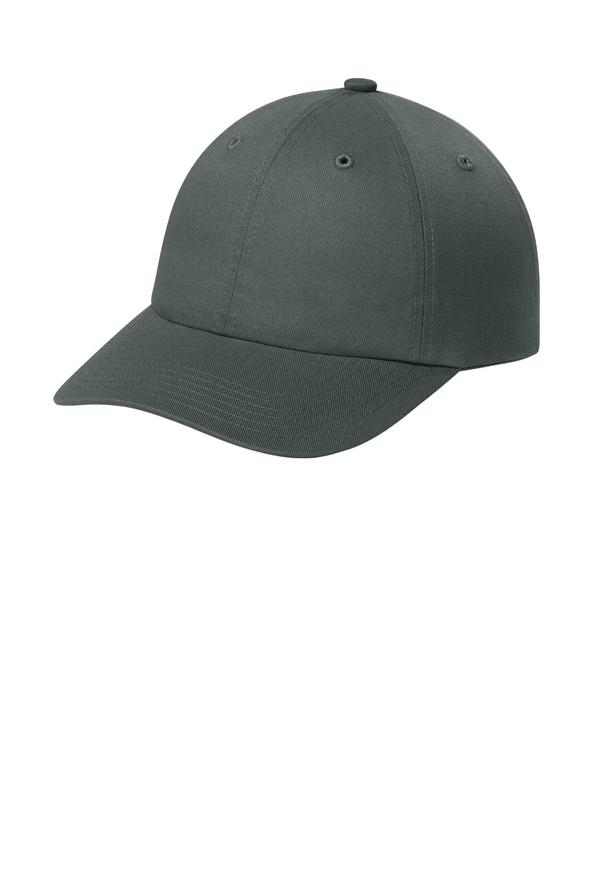 Custom Storm Grey Wearever Unstructured Twill Snapback Cap C992, personalized by SanCanDo Swag in Argyle, TX