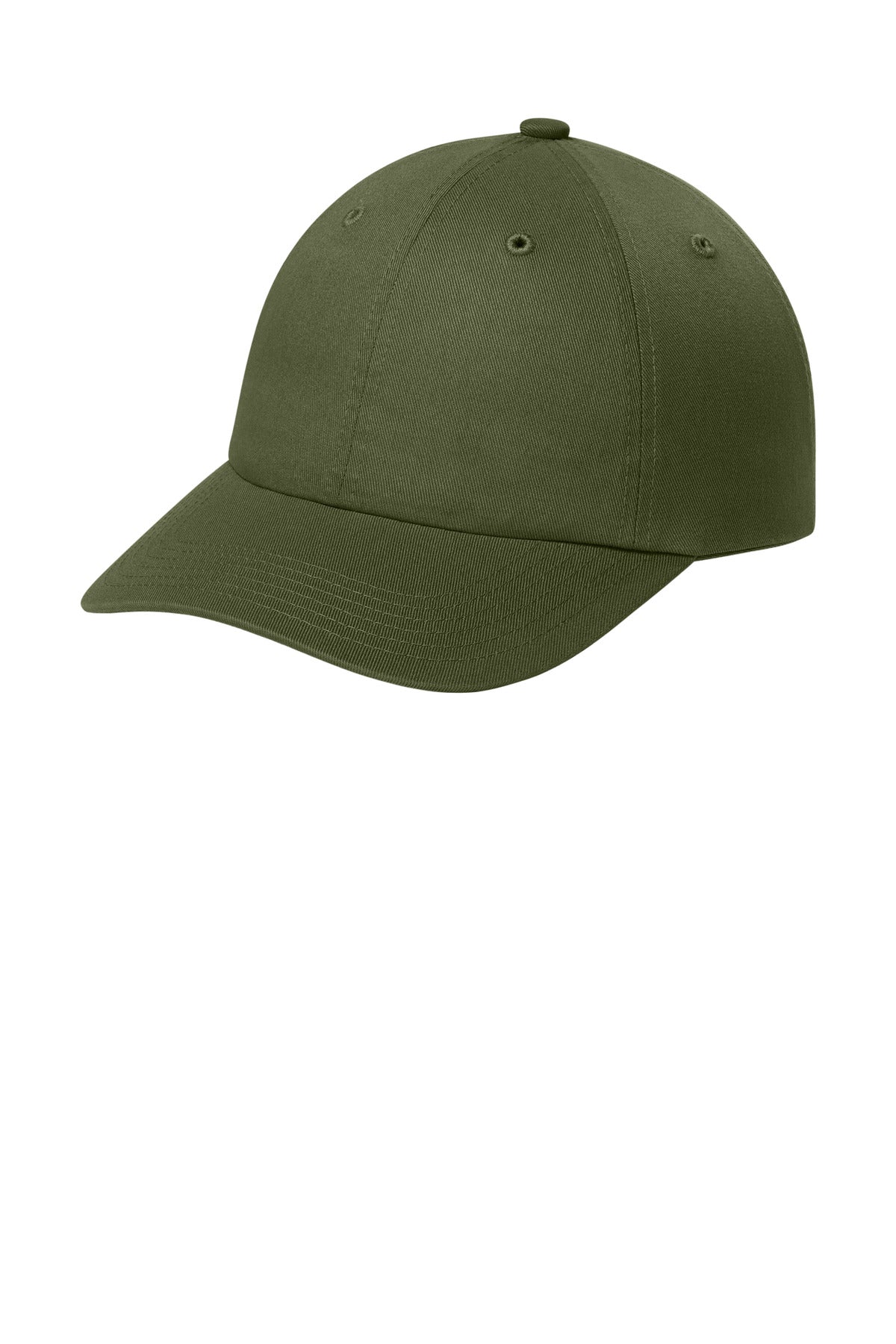 Custom Olive Drab Green Wearever Unstructured Twill Snapback Cap C992, personalized by SanCanDo Swag in Argyle, TX