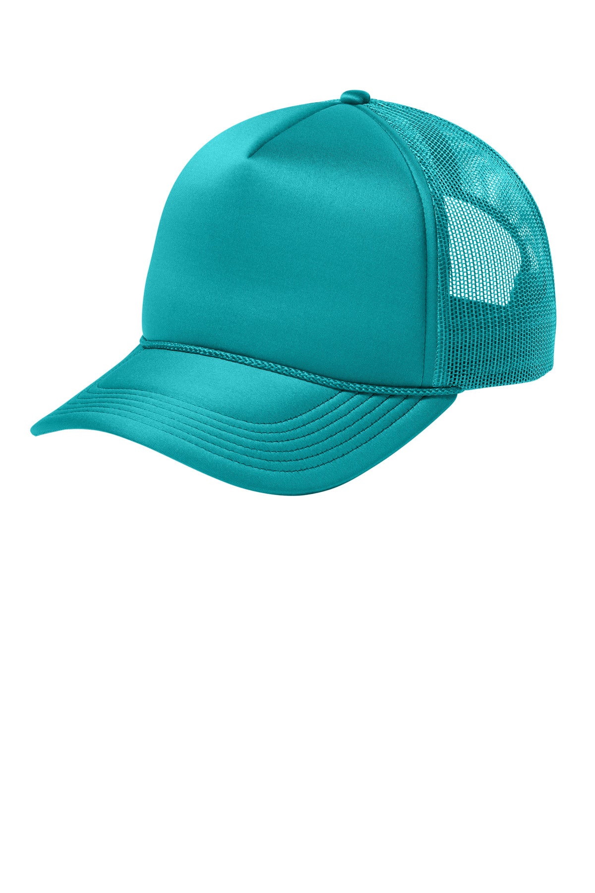 Custom Tropic Blue Foam Truck'N Cap C993, personalized by SanCanDo Swag in Argyle, TX