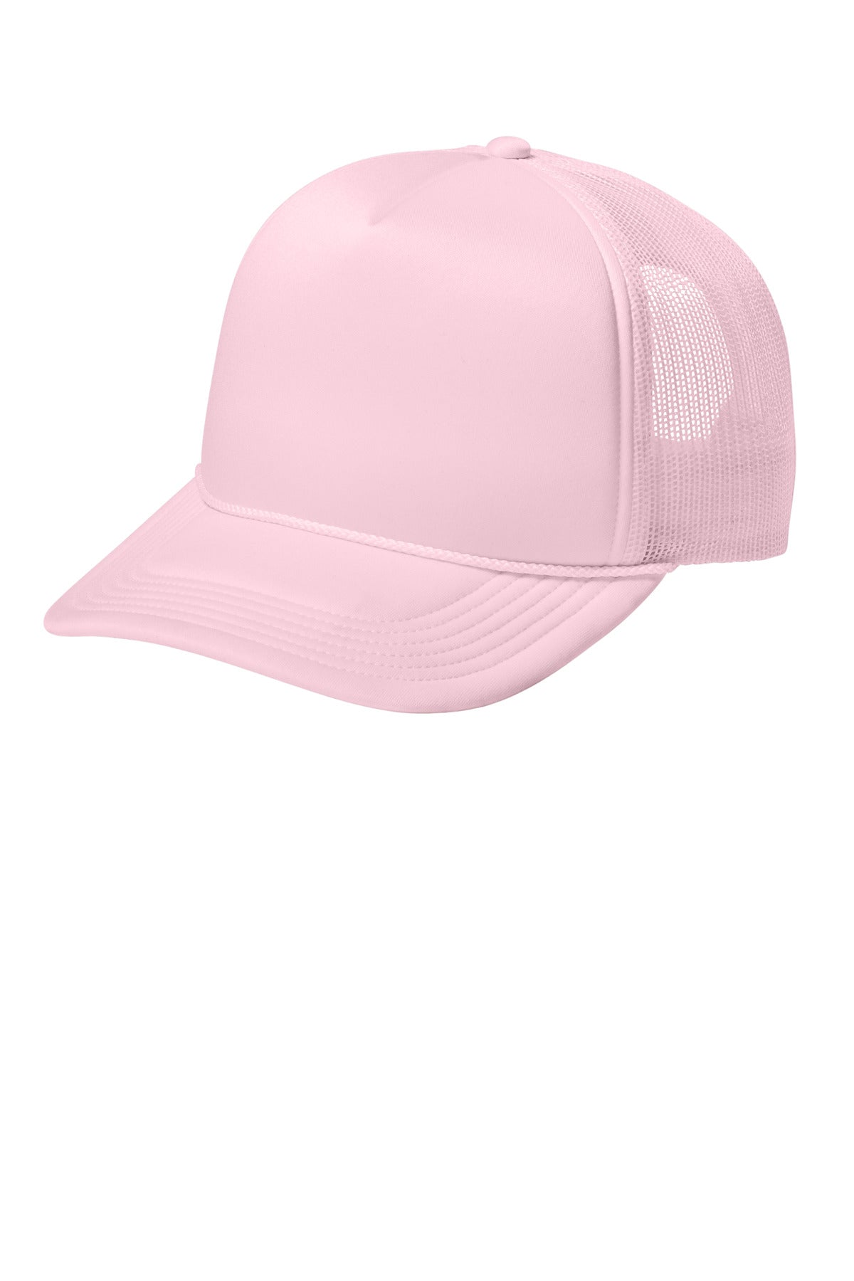 Custom Cloud Pink Foam Truck'N Cap C993, personalized by SanCanDo Swag in Argyle, TX