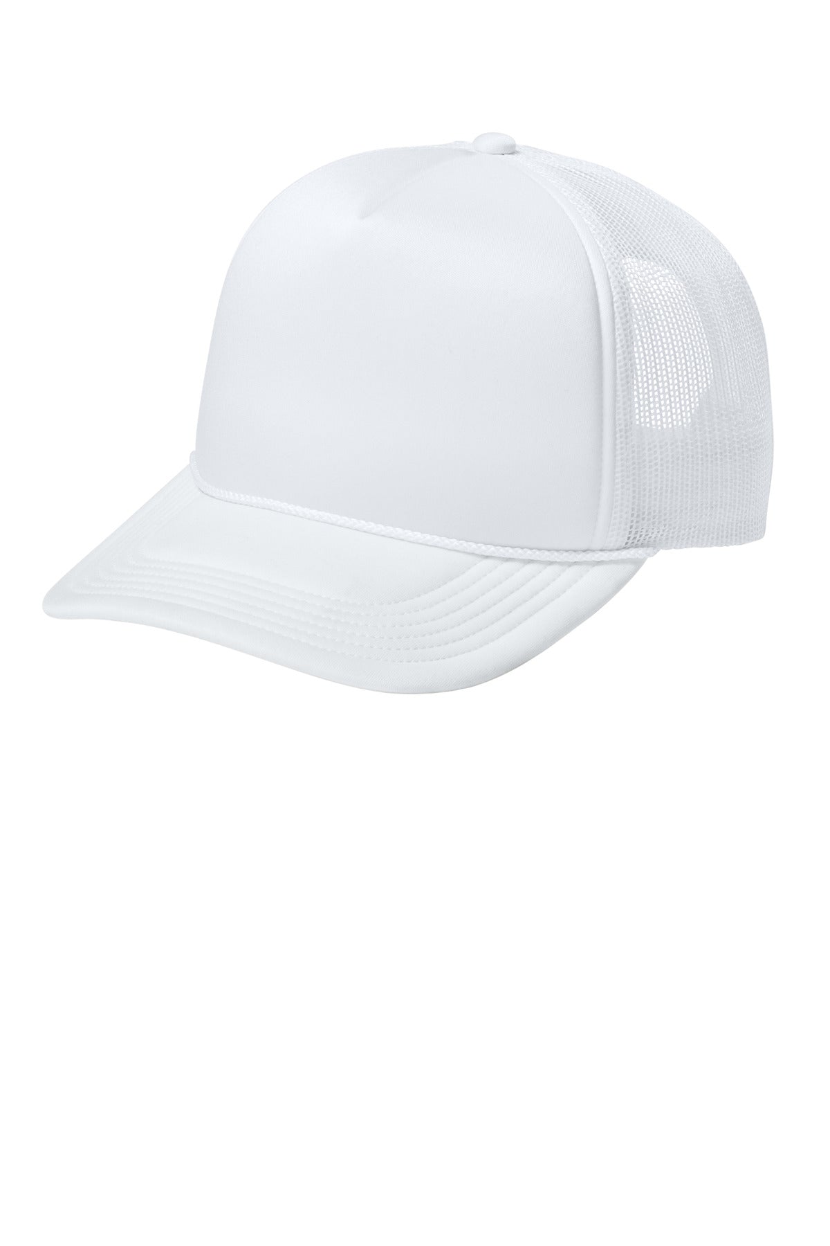 Custom White Foam Truck'N Cap C993, personalized by SanCanDo Swag in Argyle, TX