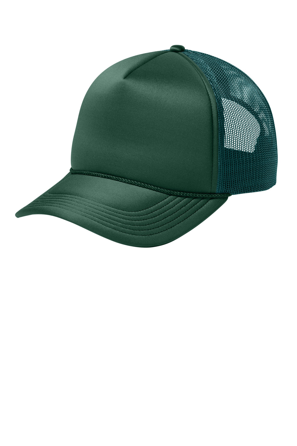 Custom Dark Green Foam Truck'N Cap C993, personalized by SanCanDo Swag in Argyle, TX