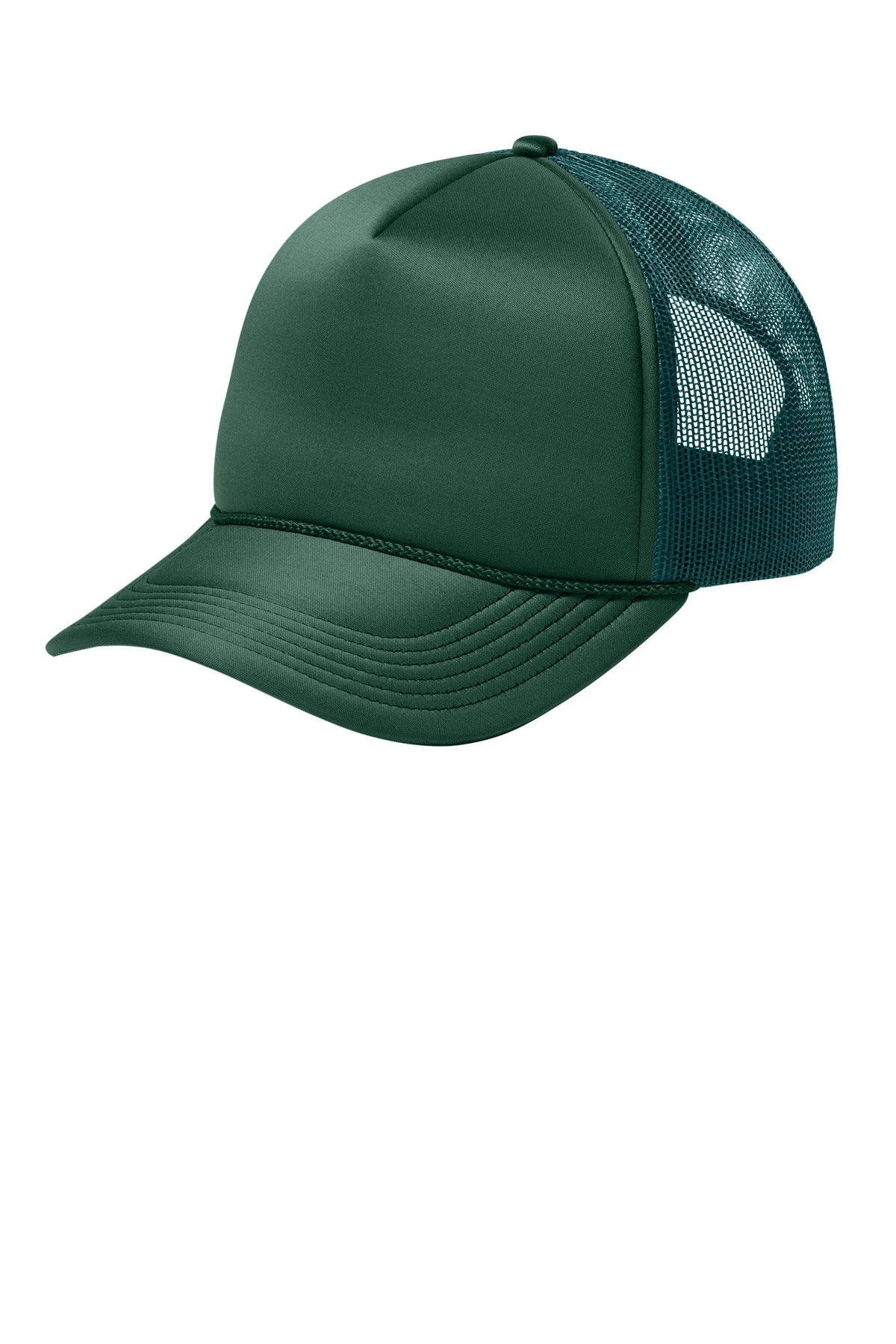 Custom Dark Green Foam Truck'N Cap C993, personalized by SanCanDo Swag in Argyle, TX
