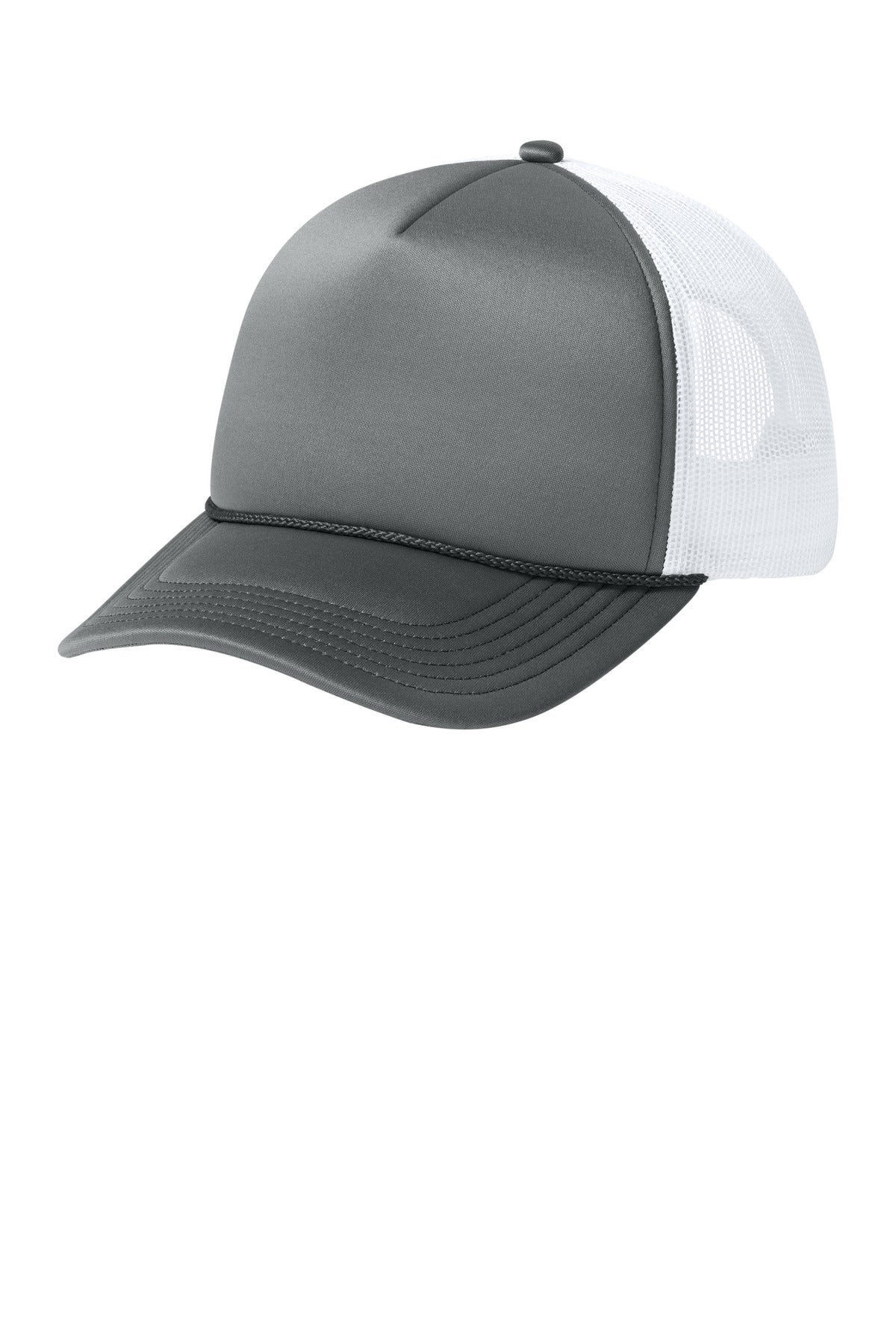 Custom Deep Smoke/ Deep Smoke/ White Foam Truck'N Cap C993, personalized by SanCanDo Swag in Argyle, TX