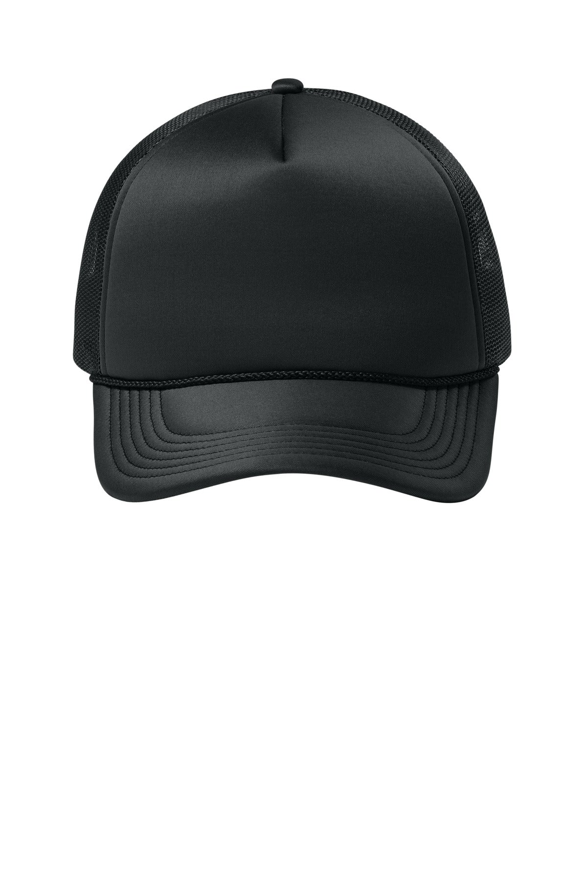Deep Black | Front | hat_front