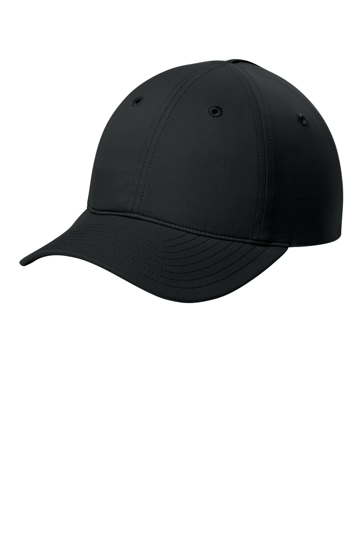 Custom Deep Black All-Day Performance UPF Ponytail Cap C994, personalized by SanCanDo Swag in Argyle, TX