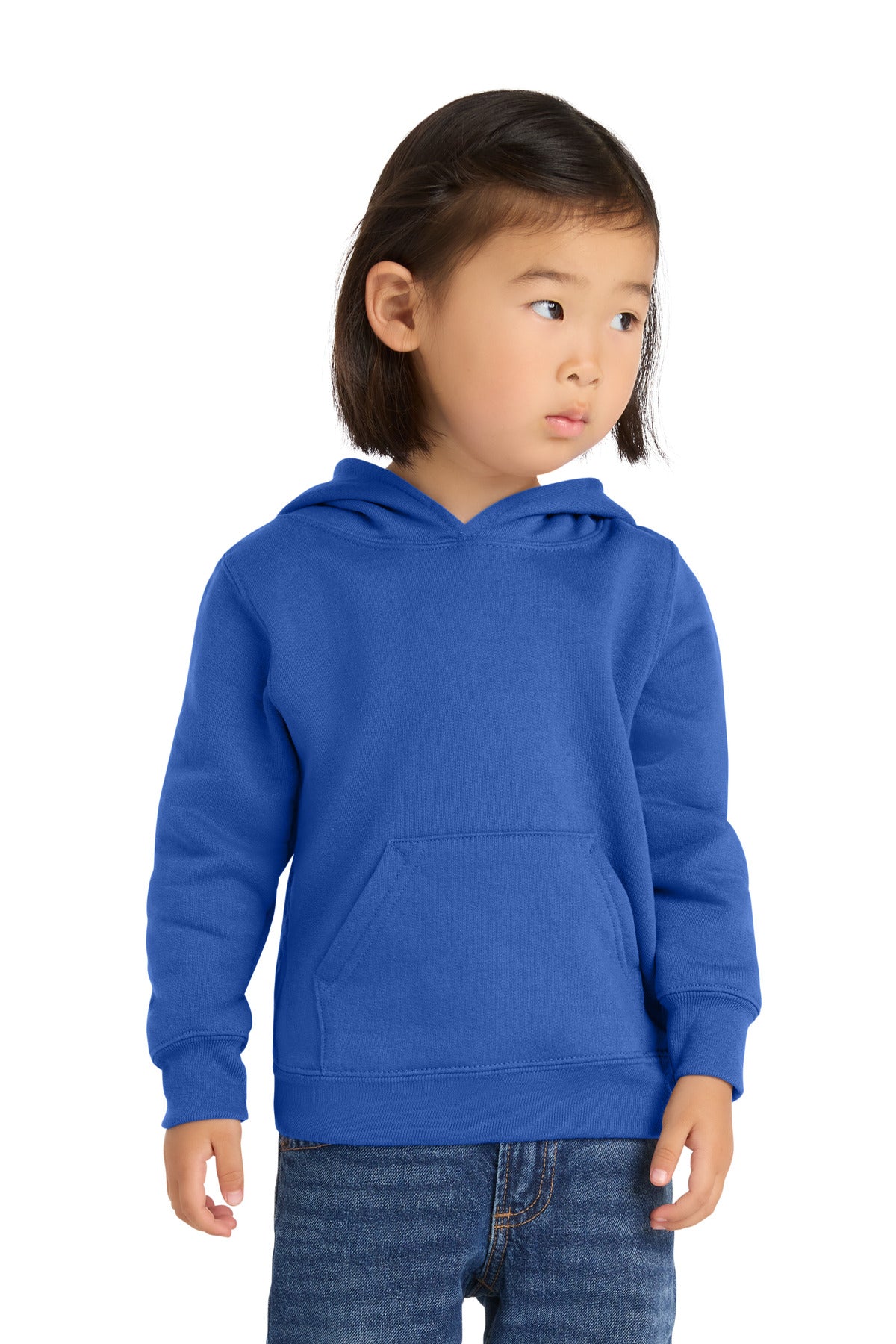Custom Royal Toddler Core Fleece Hoodie CAR78TH, personalized by SanCanDo Swag in Argyle, TX
