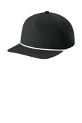 Custom Black Rope Cap CCRC0, personalized by SanCanDo Swag in Argyle, TX