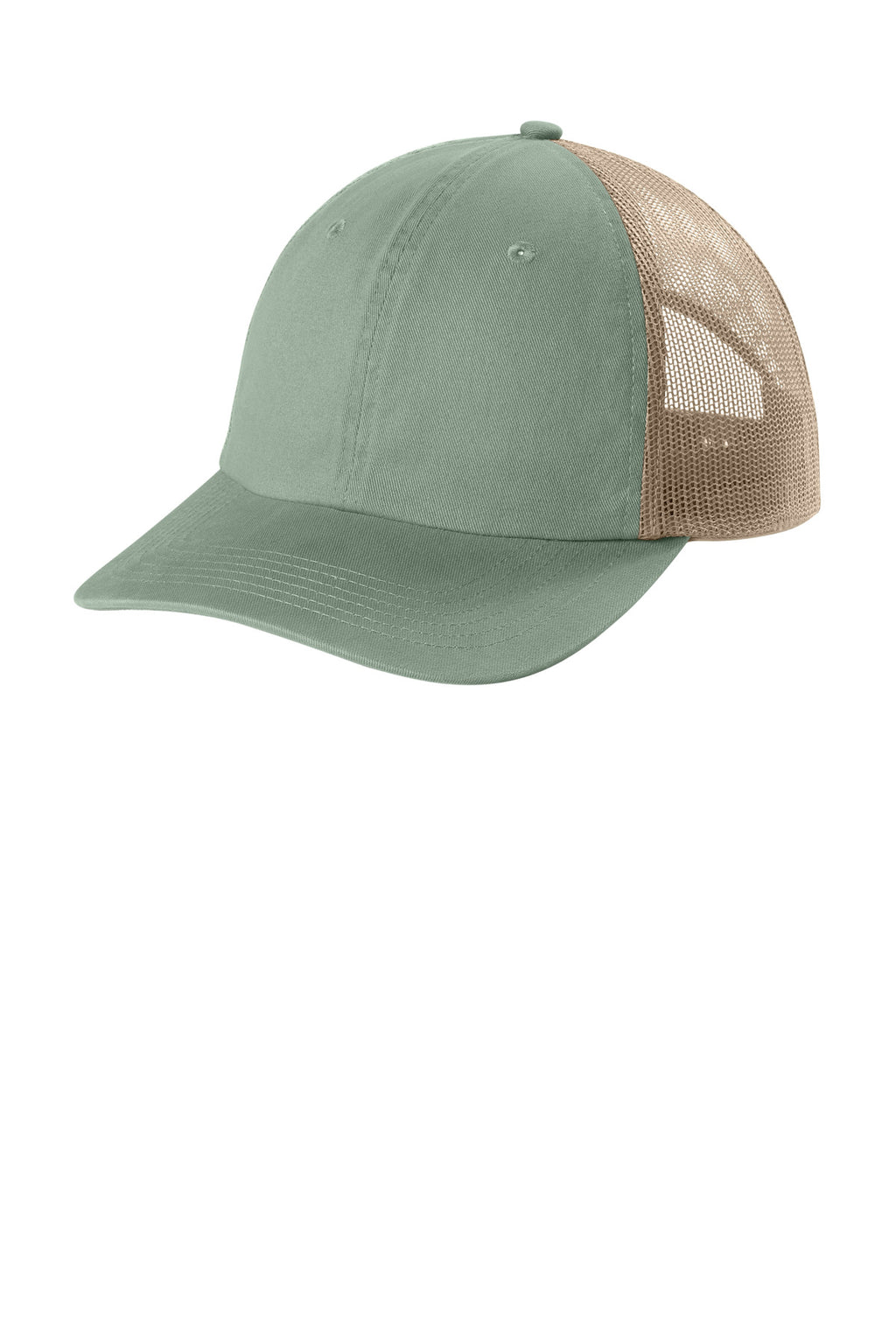 Custom Bay Sunwashed Trucker Cap CCST0, personalized by SanCanDo Swag in Argyle, TX