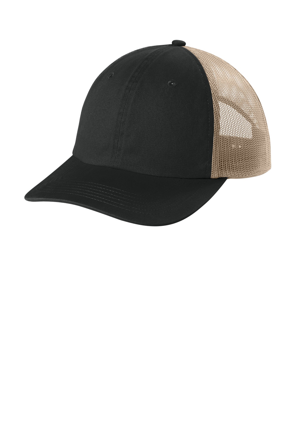 Custom Black Sunwashed Trucker Cap CCST0, personalized by SanCanDo Swag in Argyle, TX