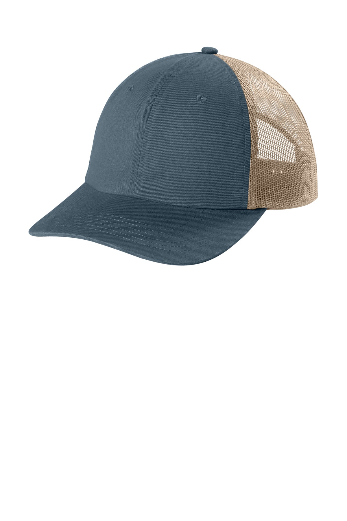 Custom Denim Sunwashed Trucker Cap CCST0, personalized by SanCanDo Swag in Argyle, TX