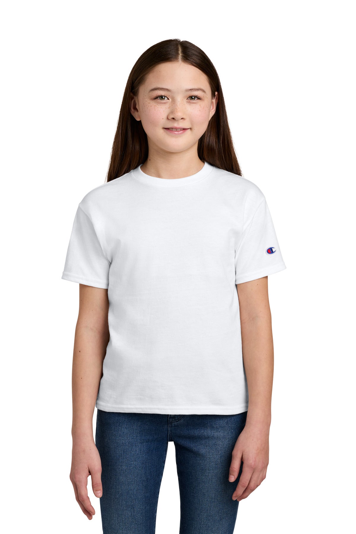 Custom White Youth Jersey Tee CH1081, personalized by SanCanDo Swag in Argyle, TX