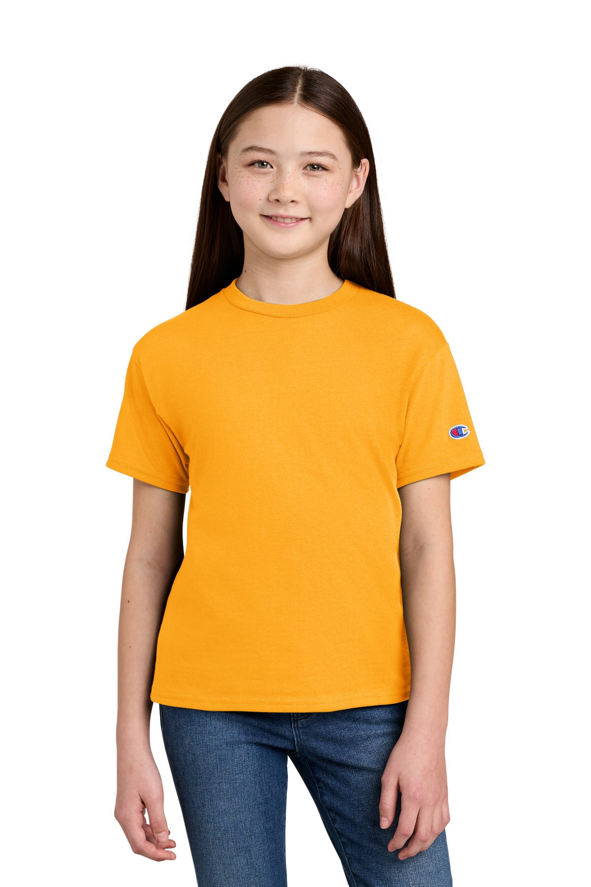 Custom C Gold Youth Jersey Tee CH1081, personalized by SanCanDo Swag in Argyle, TX