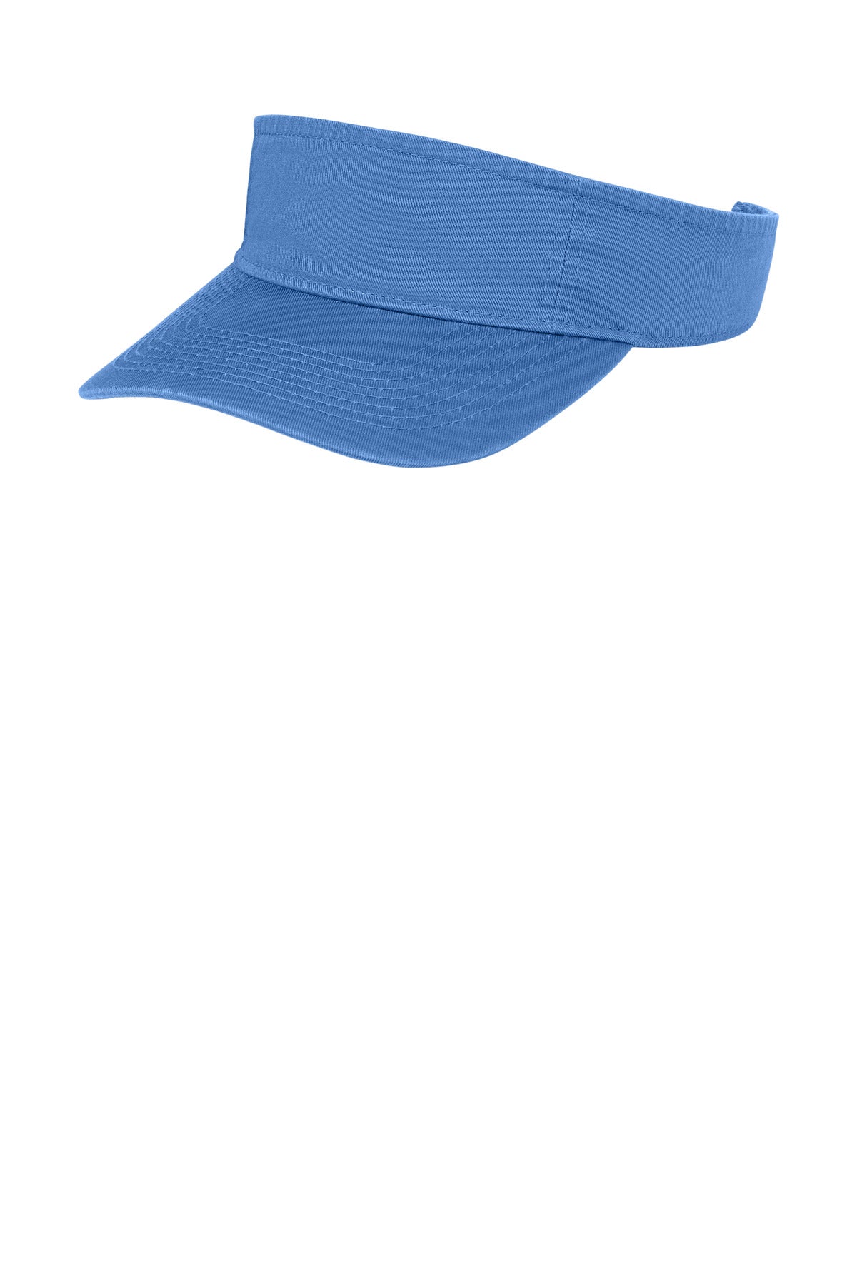 Custom Ultramarine Blue Fashion Visor CP45, personalized by SanCanDo Swag in Argyle, TX