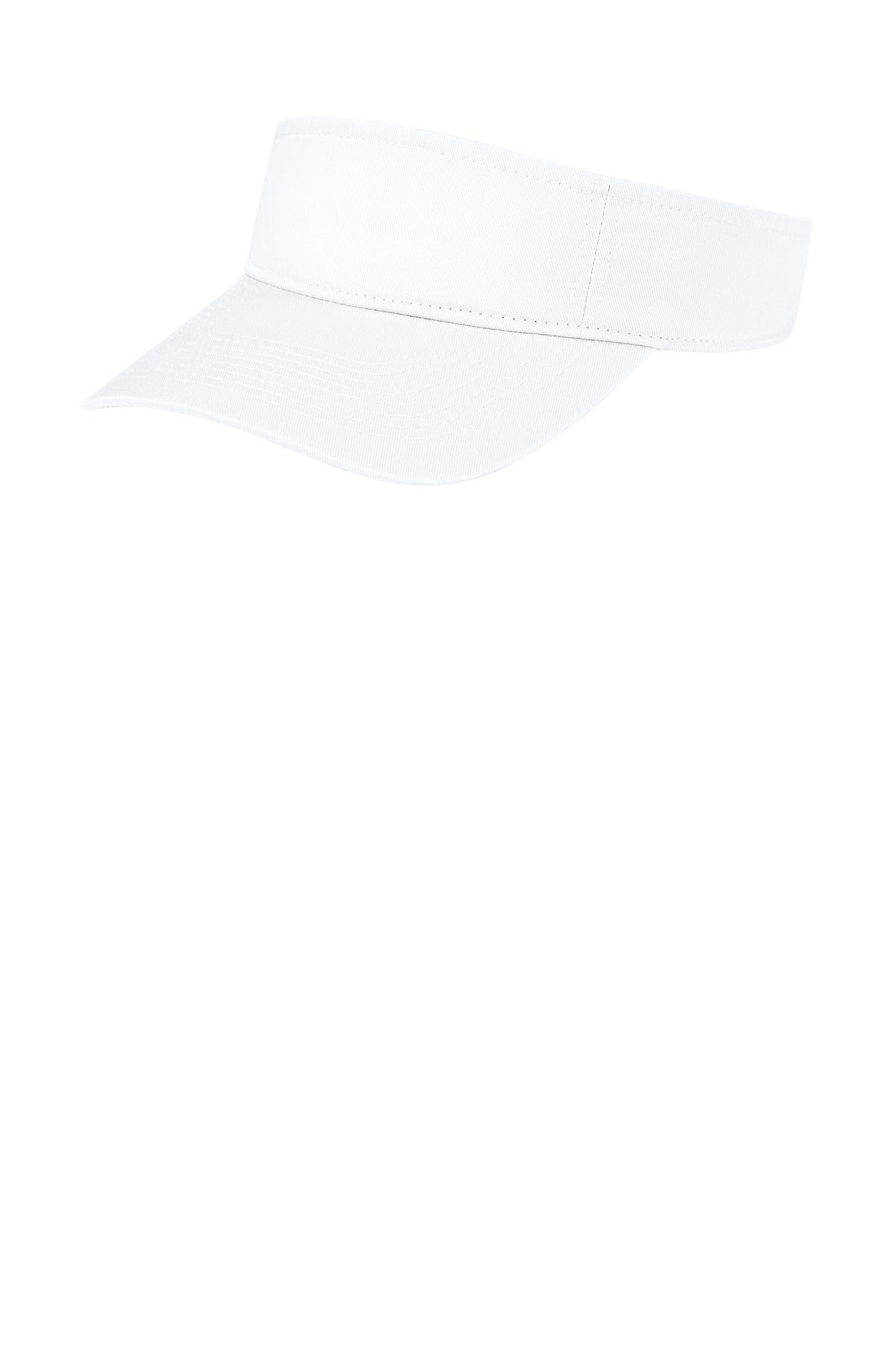 Custom White Fashion Visor CP45, personalized by SanCanDo Swag in Argyle, TX