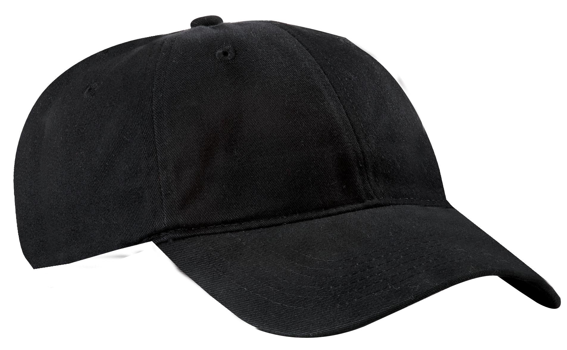 Custom Black Brushed Twill Low Profile Cap CP77, personalized by SanCanDo Swag in Argyle, TX