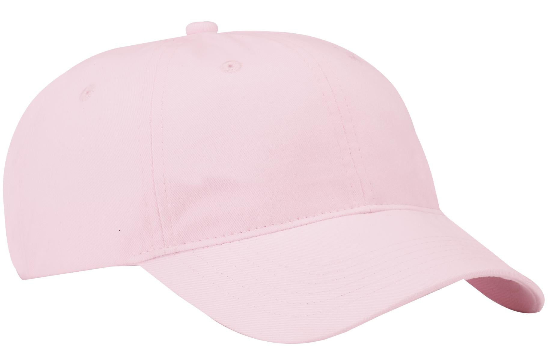Custom Light Pink Brushed Twill Low Profile Cap CP77, personalized by SanCanDo Swag in Argyle, TX