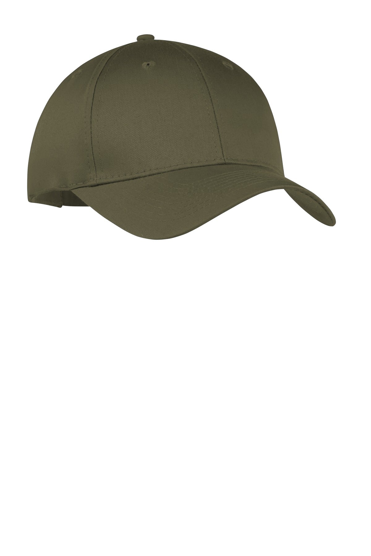 Custom Olive Drab Green Six-Panel Twill Cap CP80, personalized by SanCanDo Swag in Argyle, TX