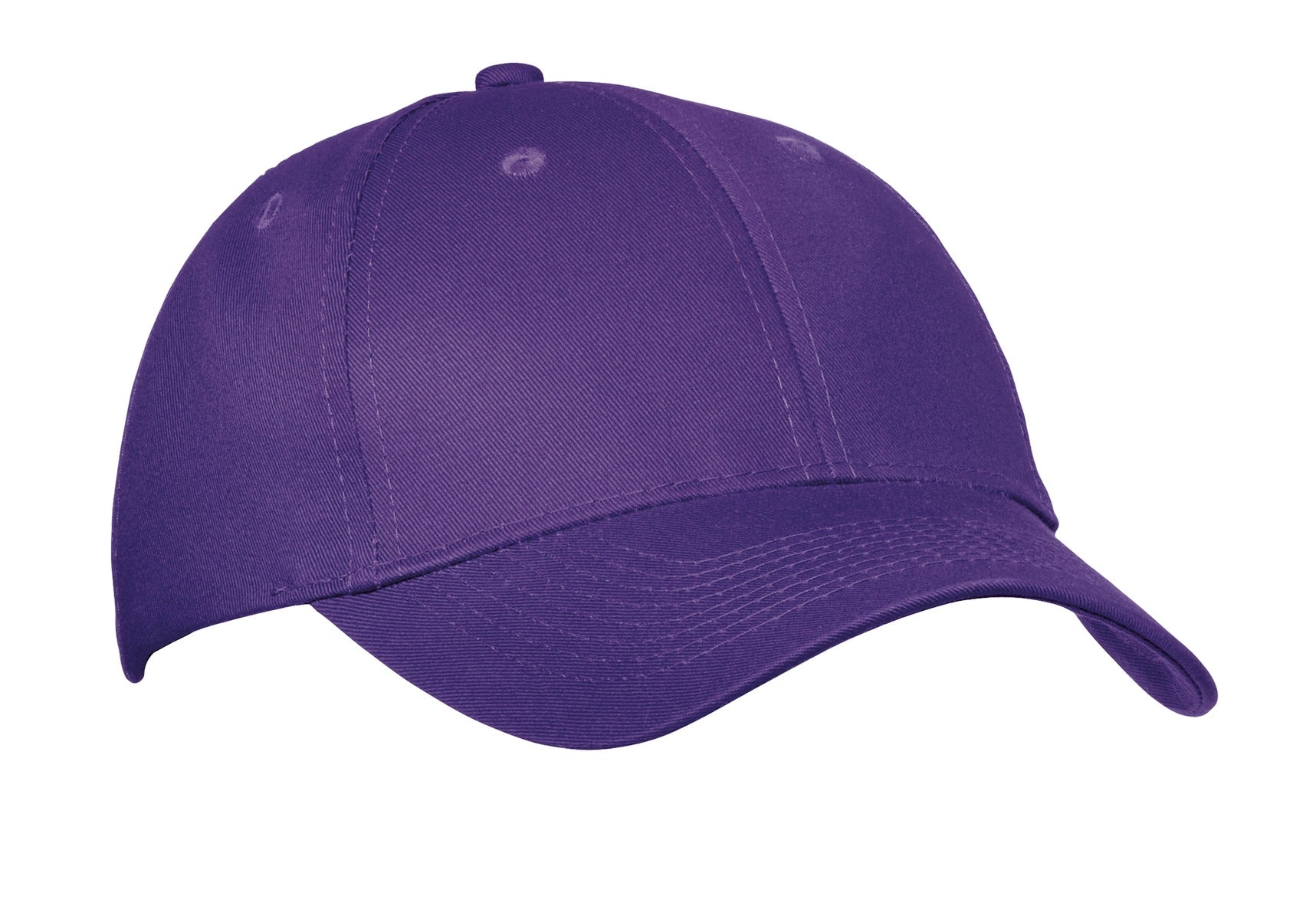 Custom Purple Six-Panel Twill Cap CP80, personalized by SanCanDo Swag in Argyle, TX