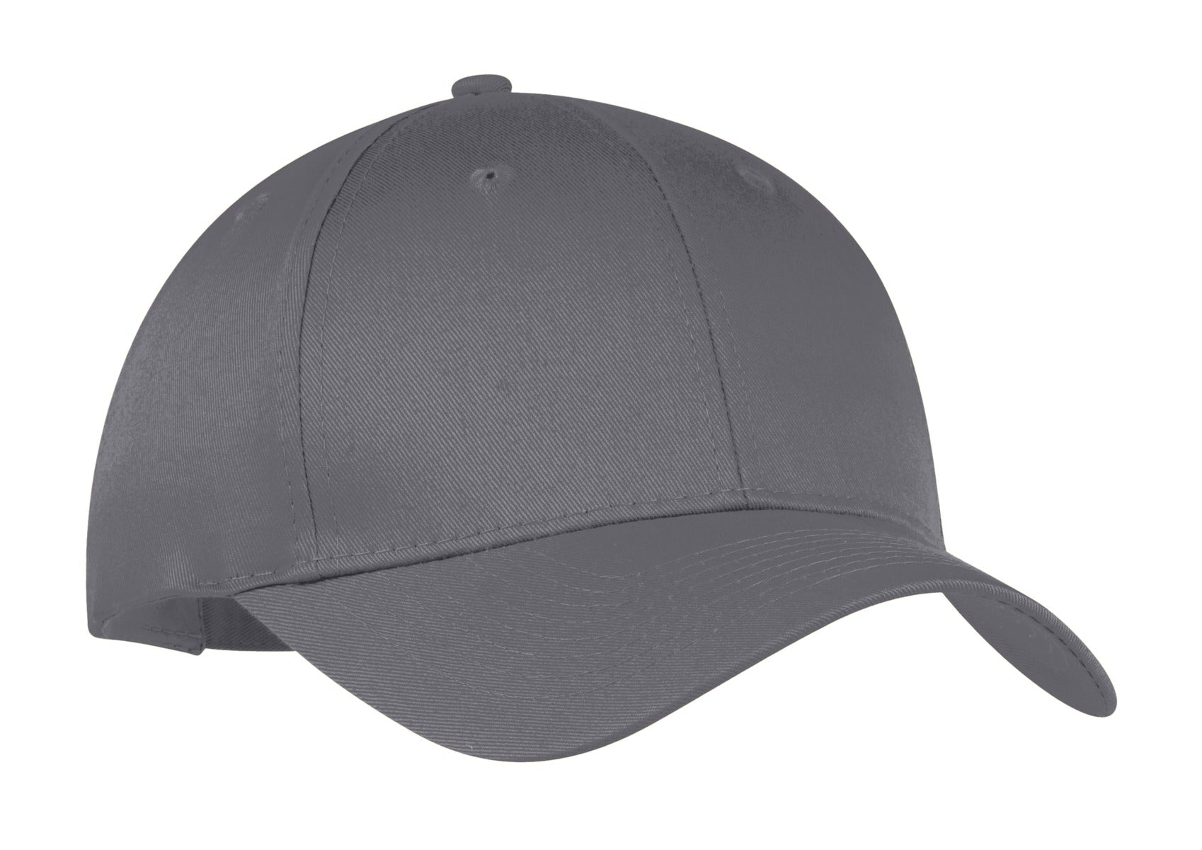 Custom Charcoal Six-Panel Twill Cap CP80, personalized by SanCanDo Swag in Argyle, TX