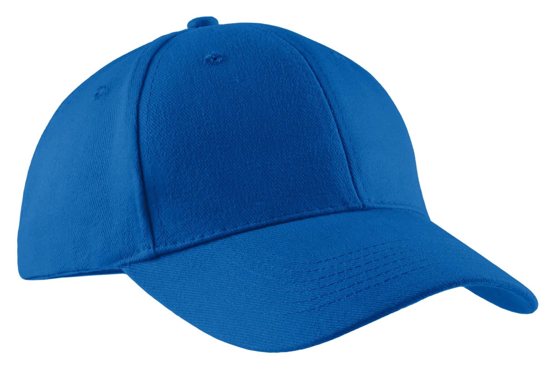 Custom Royal Brushed Twill Cap CP82, personalized by SanCanDo Swag in Argyle, TX