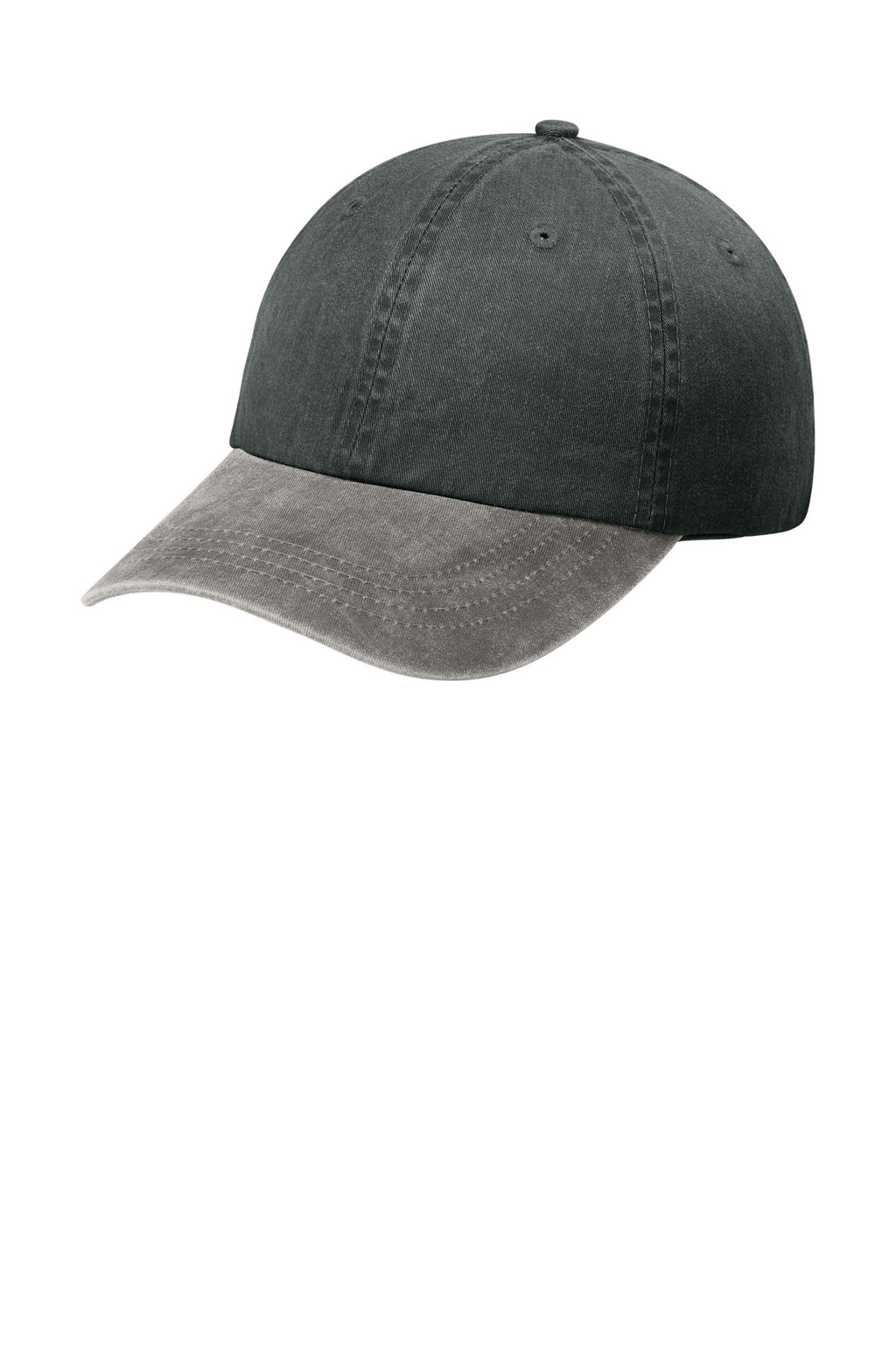 Custom Black/ Pebble Two-Tone Pigment-Dyed Cap CP83, personalized by SanCanDo Swag in Argyle, TX