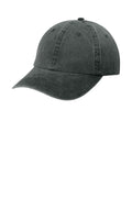 Custom Black Pigment-Dyed Cap CP84, personalized by SanCanDo Swag in Argyle, TX