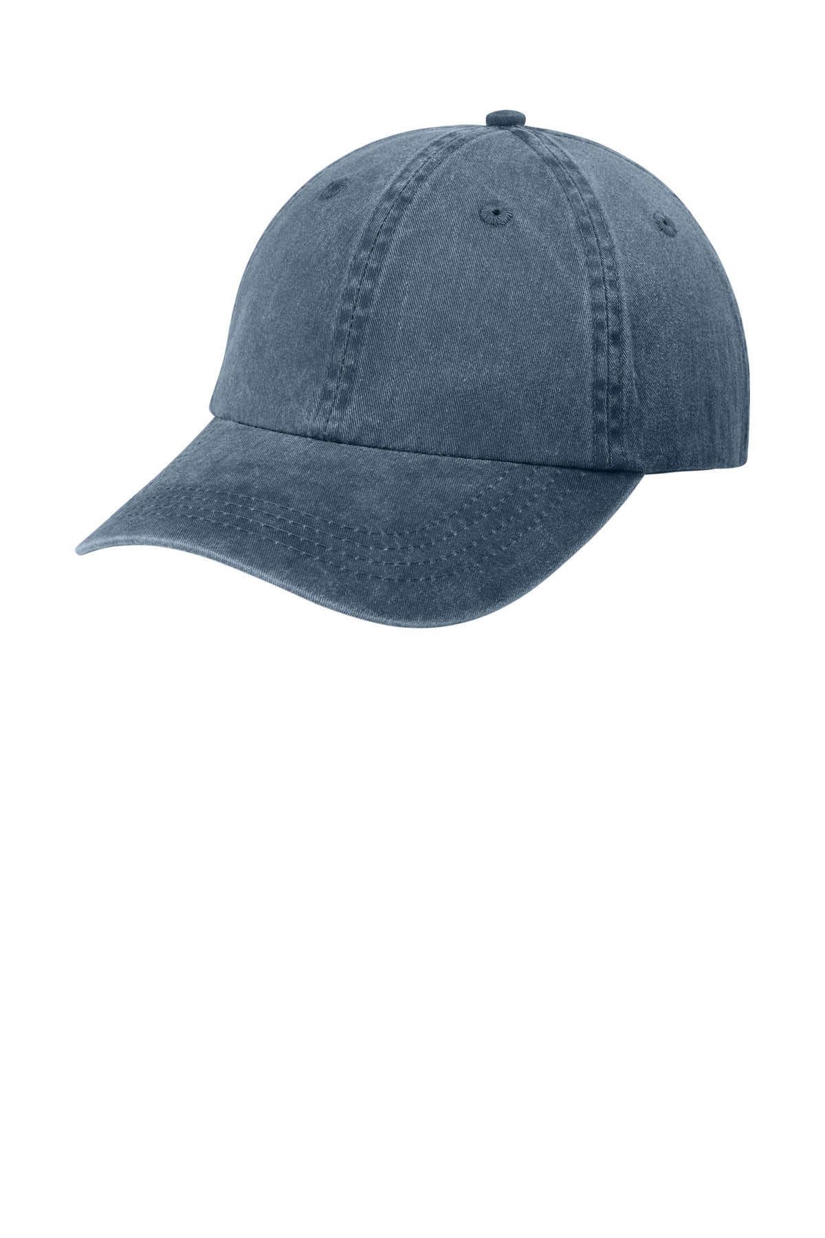Custom Navy Pigment-Dyed Cap CP84, personalized by SanCanDo Swag in Argyle, TX