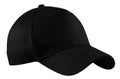 Custom Black Five-Panel Twill Cap CP86, personalized by SanCanDo Swag in Argyle, TX
