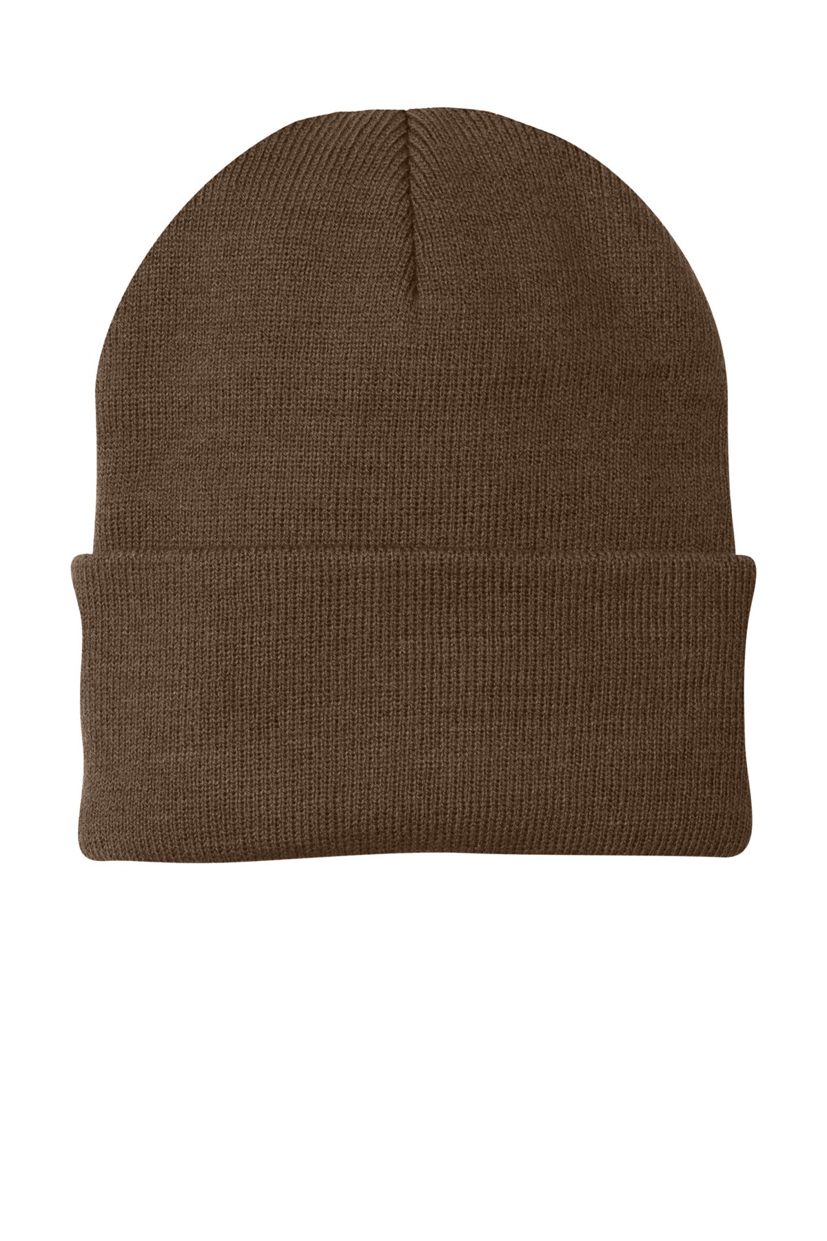 Custom Brown Knit Cap CP90, personalized by SanCanDo Swag in Argyle, TX