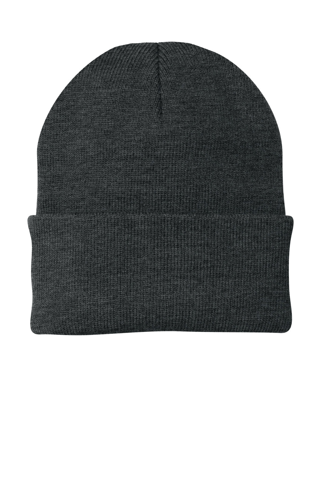 Custom Charcoal Heather Knit Cap CP90, personalized by SanCanDo Swag in Argyle, TX