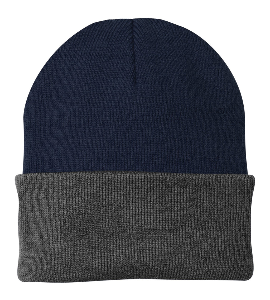 Custom Navy/ Athletic Oxford Knit Cap CP90, personalized by SanCanDo Swag in Argyle, TX