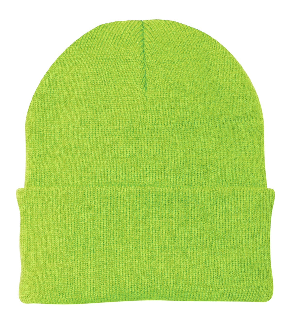 Custom Neon Green Knit Cap CP90, personalized by SanCanDo Swag in Argyle, TX