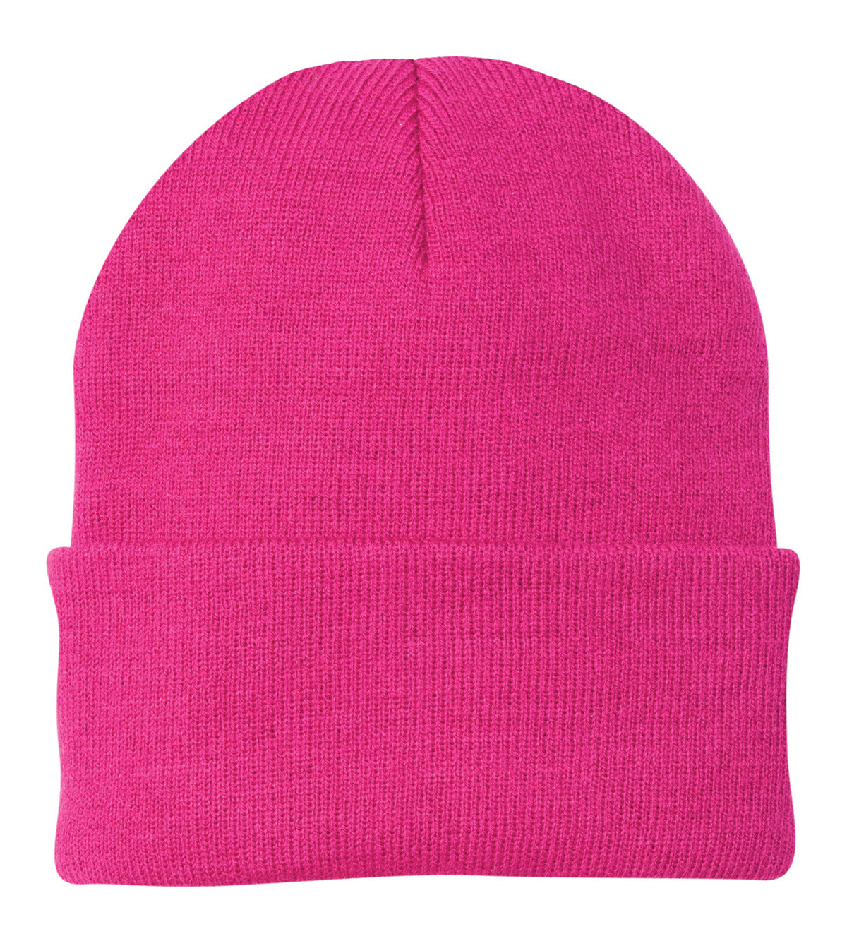 Custom Neon Pink Glo Knit Cap CP90, personalized by SanCanDo Swag in Argyle, TX