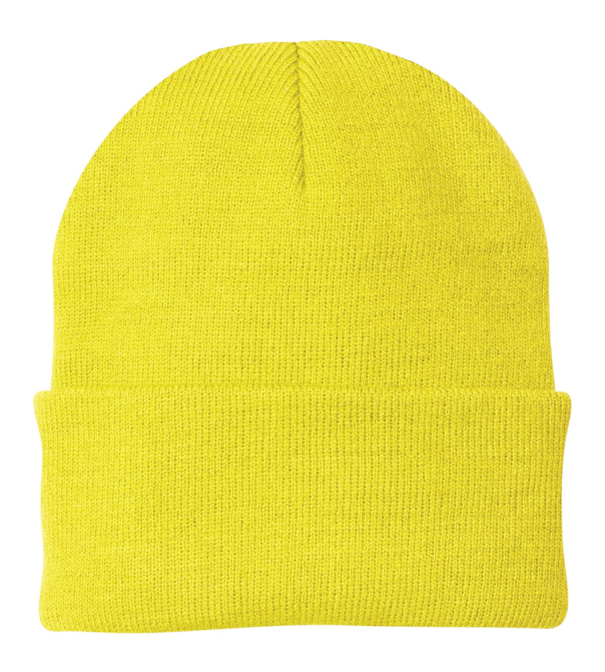 Custom Neon Yellow Knit Cap CP90, personalized by SanCanDo Swag in Argyle, TX