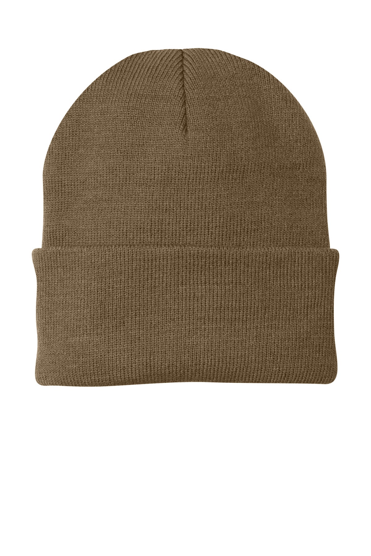 Custom Woodland Brown Knit Cap CP90, personalized by SanCanDo Swag in Argyle, TX