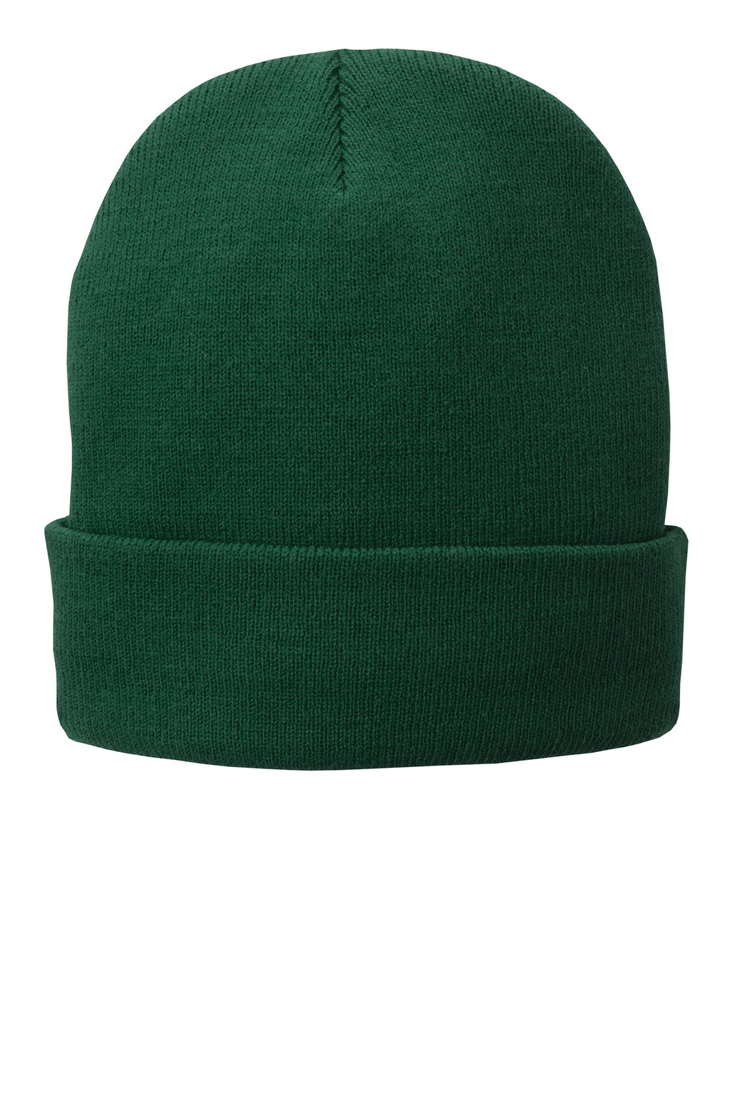 Custom Athletic Green Fleece-Lined Knit Cap CP90L, personalized by SanCanDo Swag in Argyle, TX