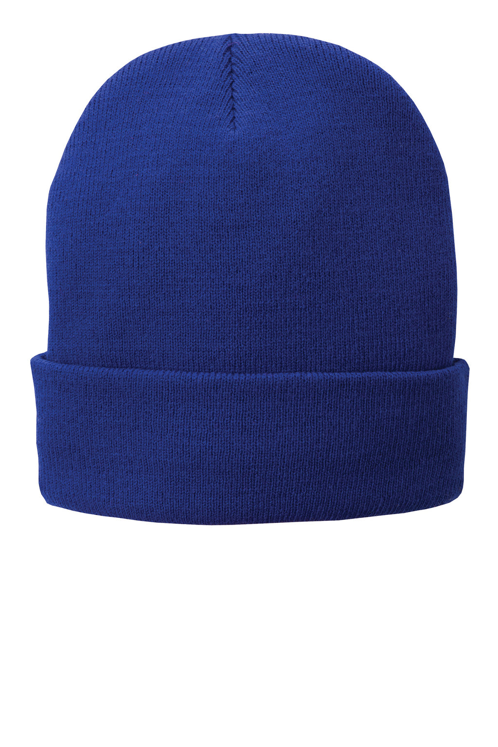 Custom Athletic Royal Fleece-Lined Knit Cap CP90L, personalized by SanCanDo Swag in Argyle, TX