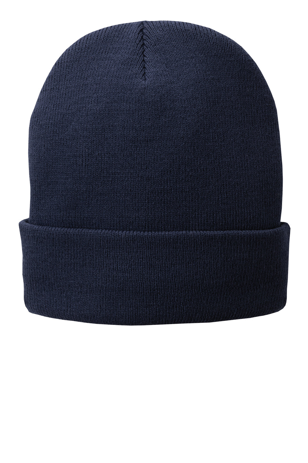 Custom Navy Fleece-Lined Knit Cap CP90L, personalized by SanCanDo Swag in Argyle, TX