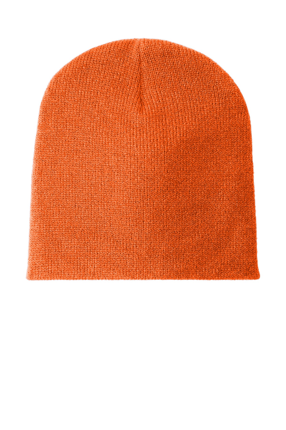 Custom Neon Orange Beanie Cap CP91, personalized by SanCanDo Swag in Argyle, TX