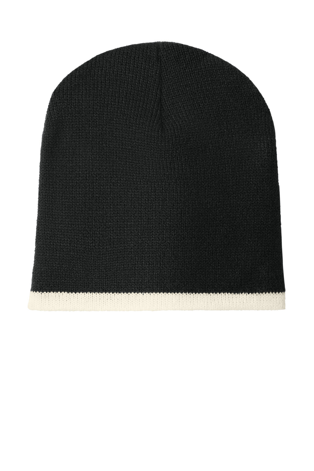 Custom Black/ Natural Beanie Cap CP91, personalized by SanCanDo Swag in Argyle, TX