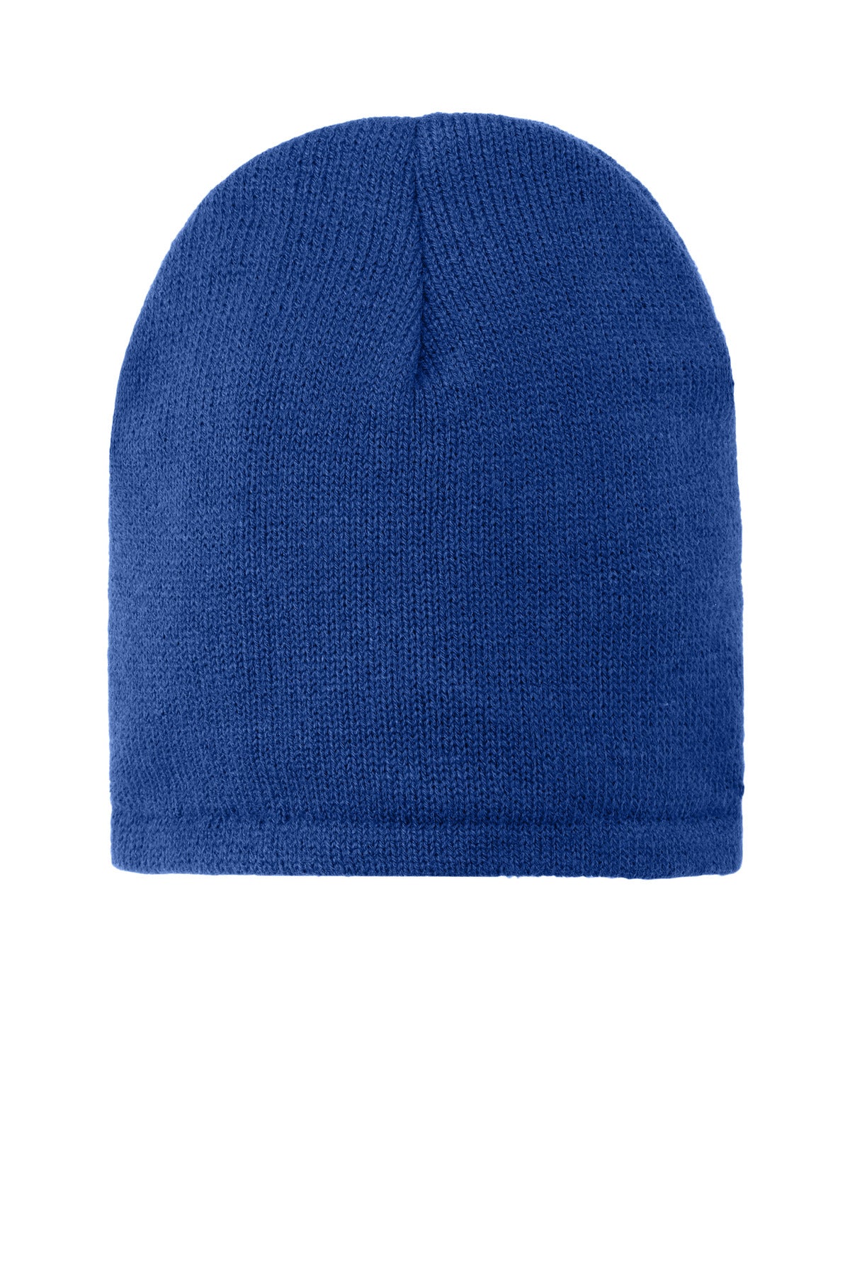 Custom Athletic Royal Fleece-Lined Beanie Cap CP91L, personalized by SanCanDo Swag in Argyle, TX