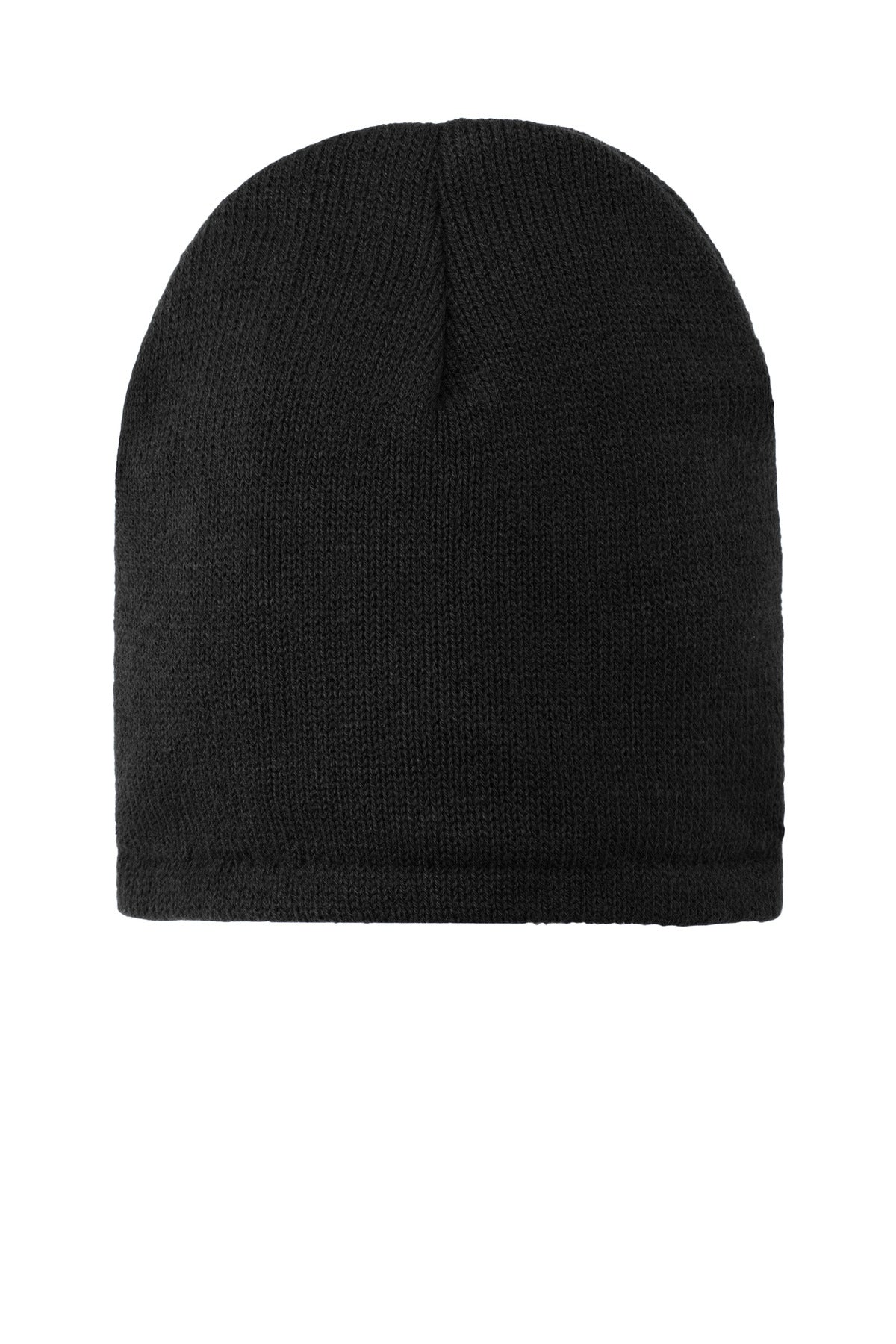 Custom Black Fleece-Lined Beanie Cap CP91L, personalized by SanCanDo Swag in Argyle, TX