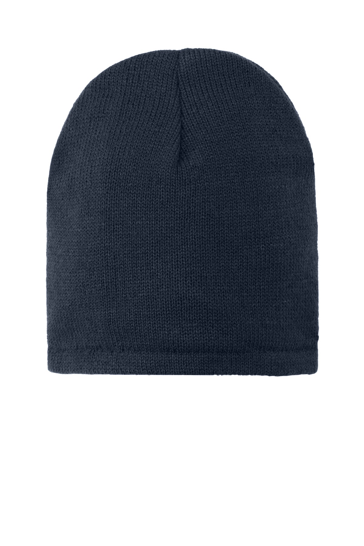 Custom Navy Fleece-Lined Beanie Cap CP91L, personalized by SanCanDo Swag in Argyle, TX