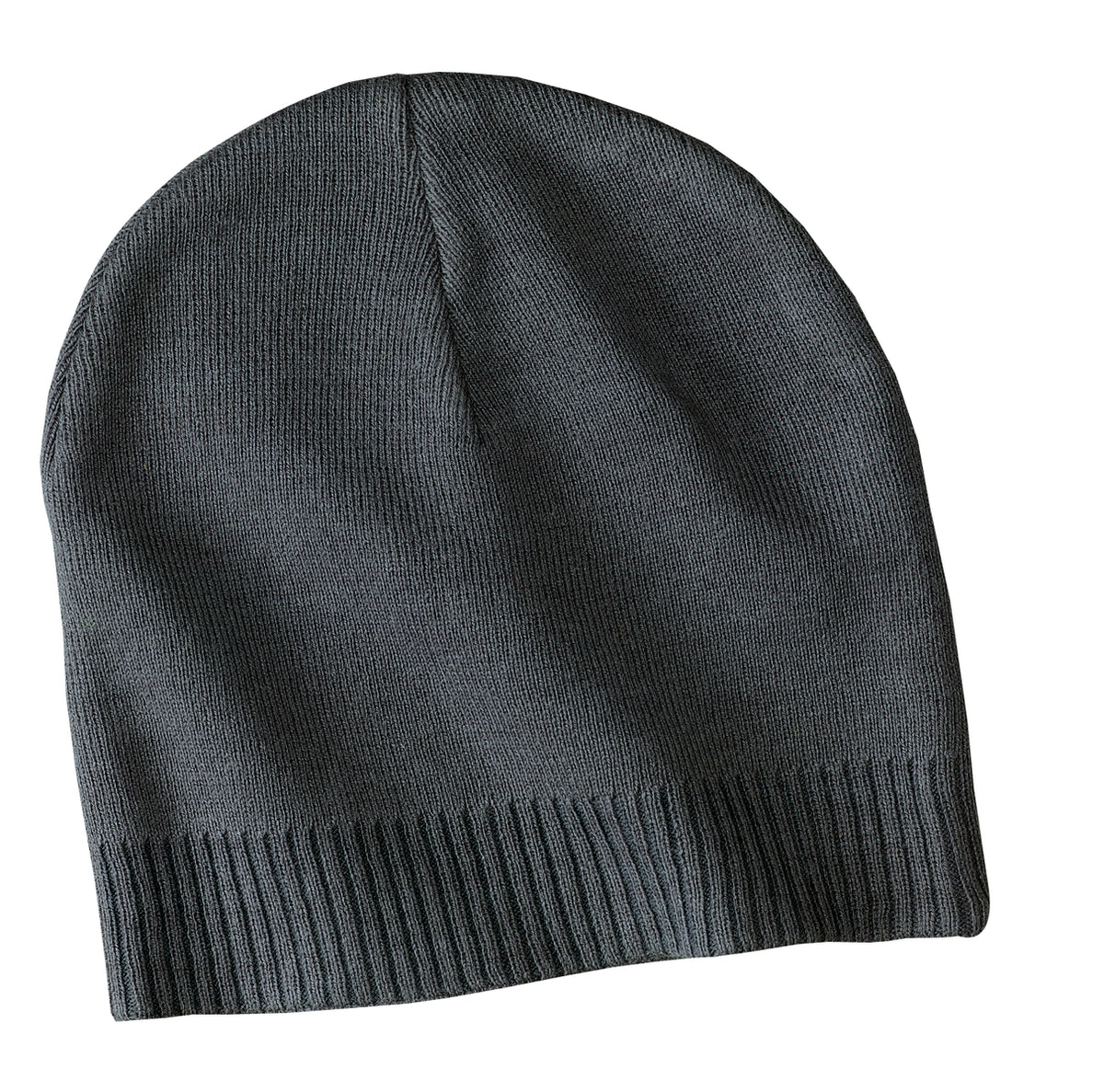 Custom Graphite 100% Cotton Beanie CP95, personalized by SanCanDo Swag in Argyle, TX