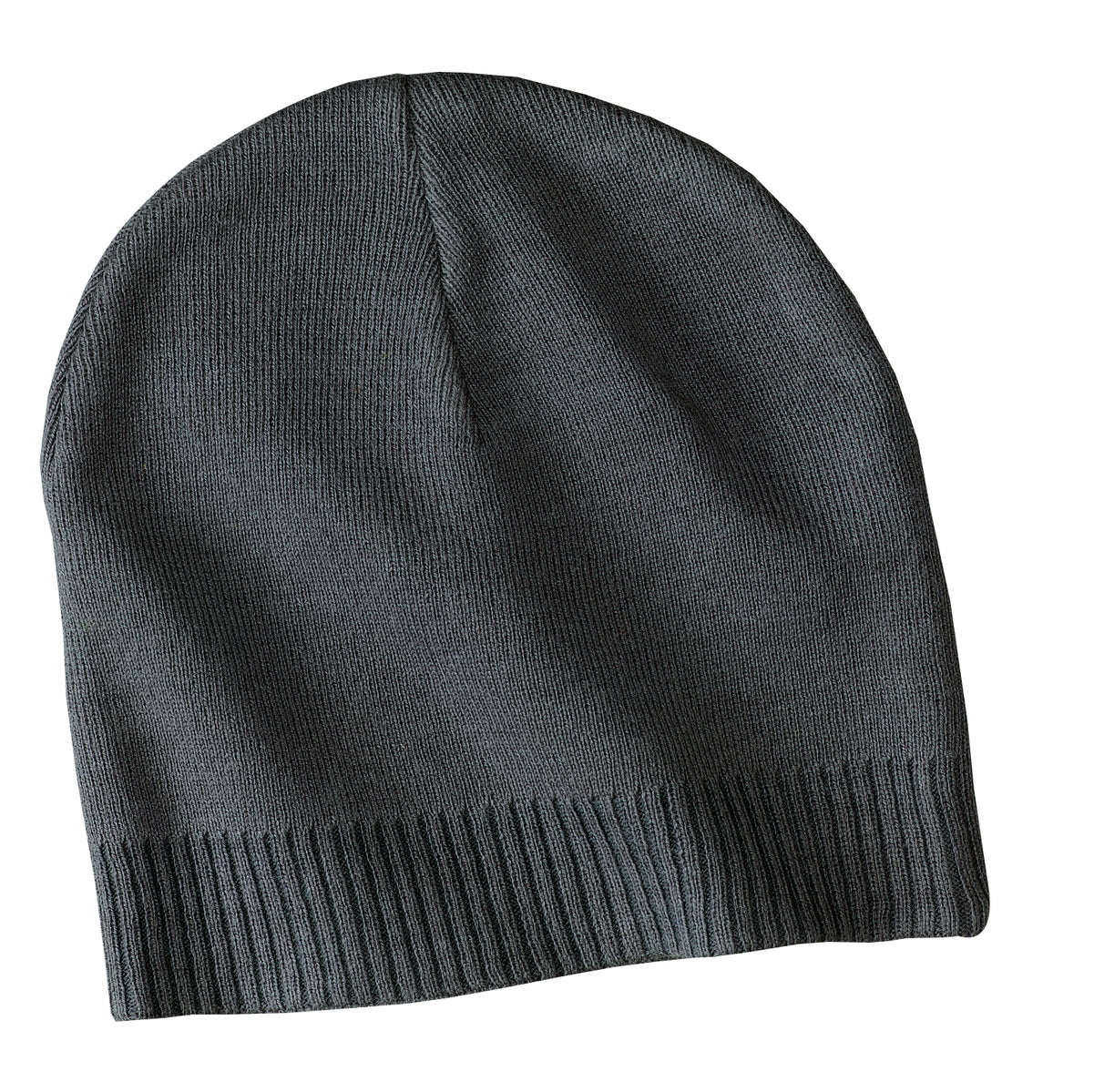 Custom Graphite 100% Cotton Beanie CP95, personalized by SanCanDo Swag in Argyle, TX