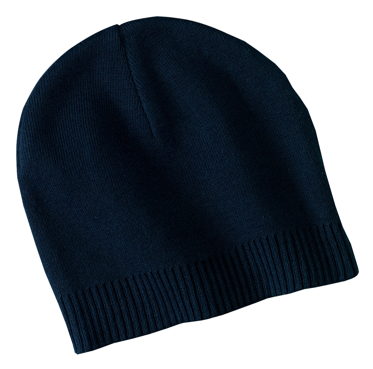Custom Navy 100% Cotton Beanie CP95, personalized by SanCanDo Swag in Argyle, TX