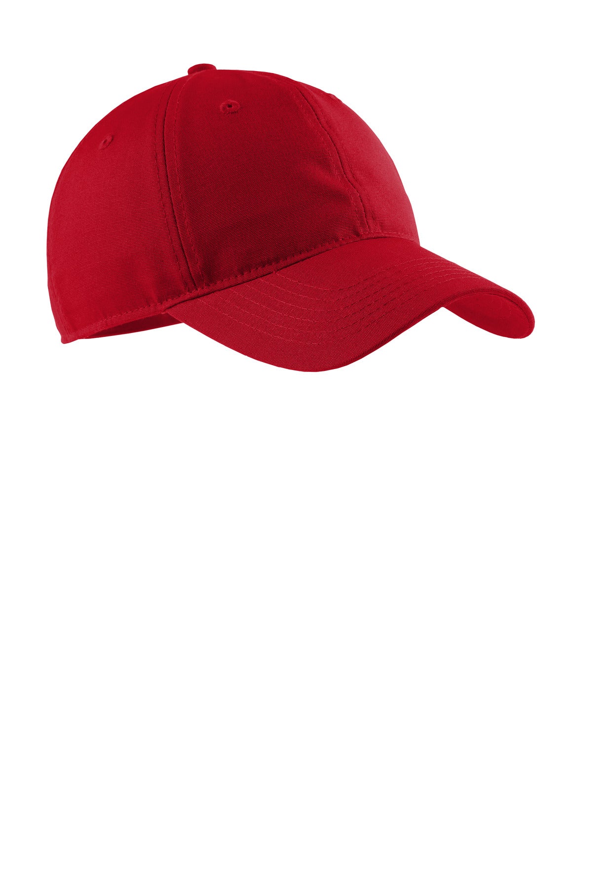 Custom Red Soft Brushed Canvas Cap CP96, personalized by SanCanDo Swag in Argyle, TX