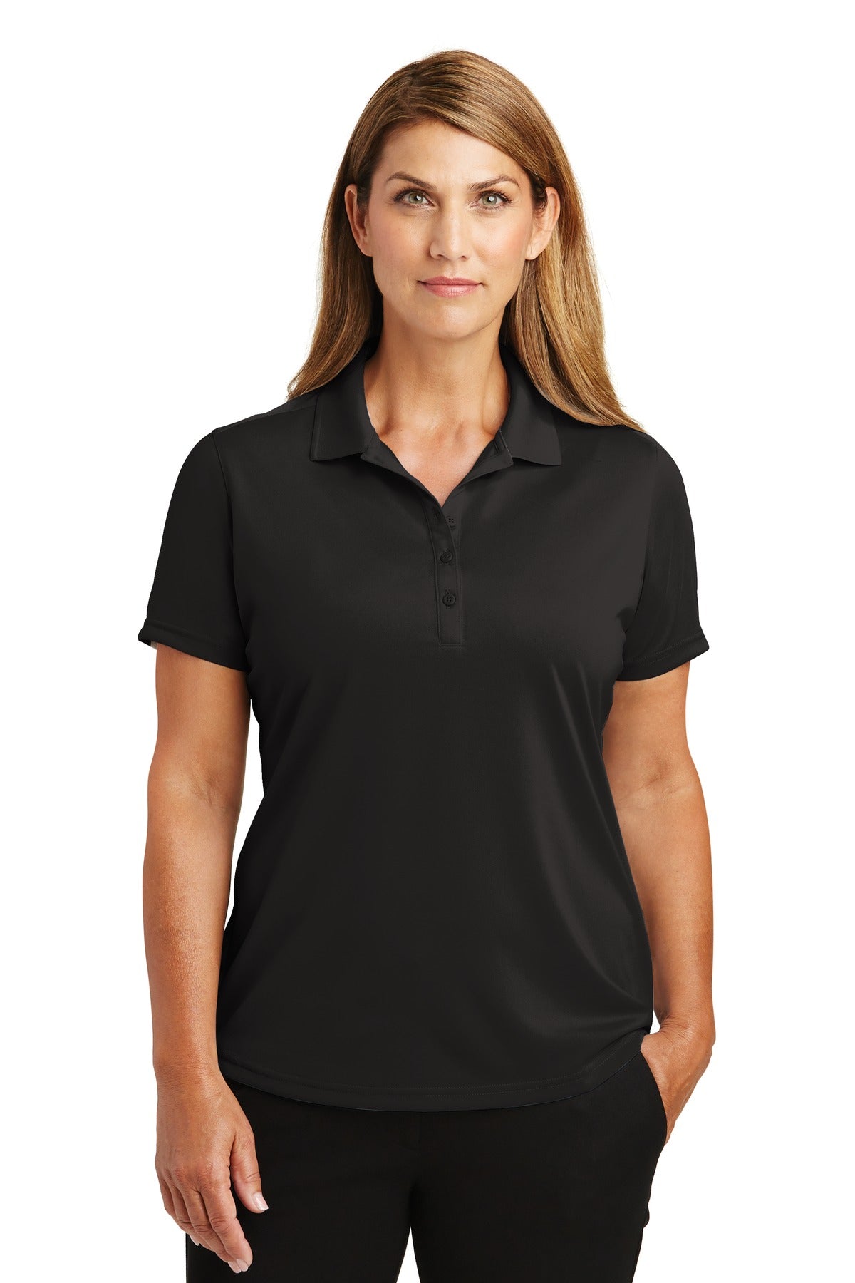 Custom Black Select Lightweight Snag-Proof Polo CS419, personalized by SanCanDo Swag in Argyle, TX